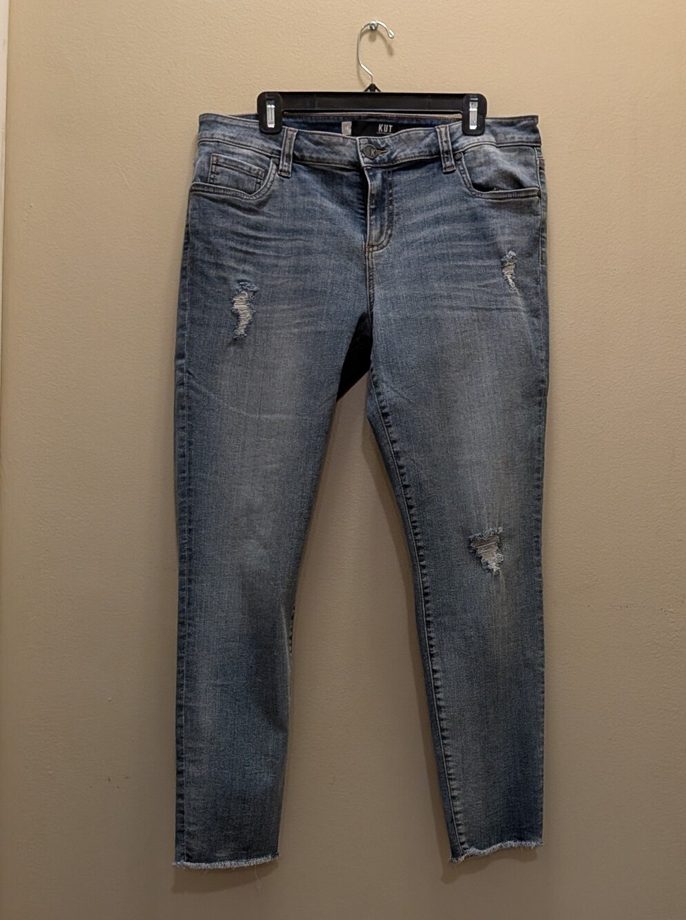 KUT from the Kloth Connie Ankle Skinny Jeans Size 14